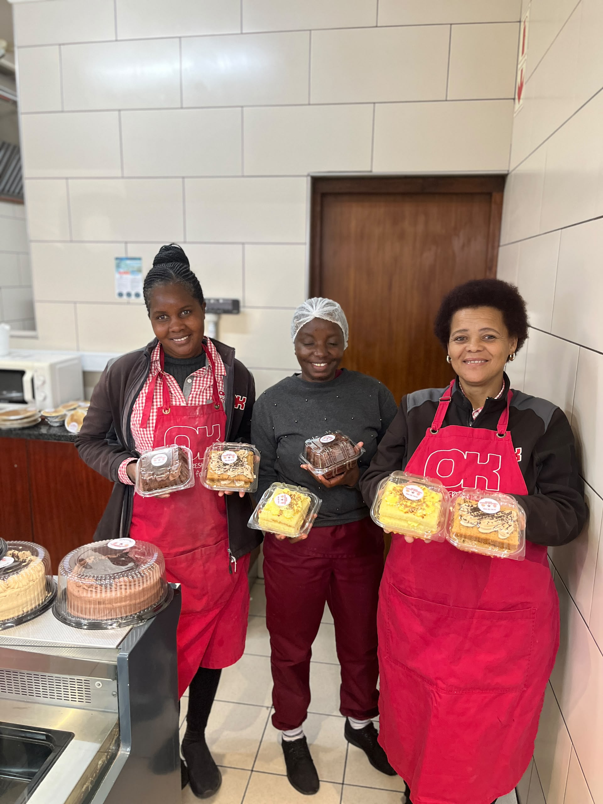 Carens Bakery Corner CC baker 10 preparing fresh bakes in the Walvis Bay kitchen